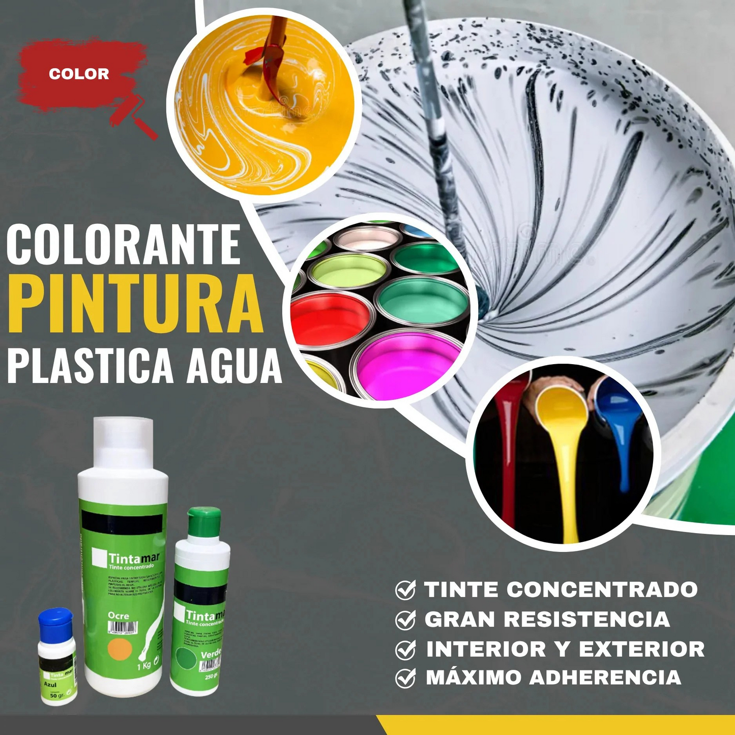 Colorante Universal al Agua