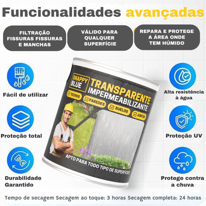 Revestimento Selante Impermeabilizante | SnappyBlue®️