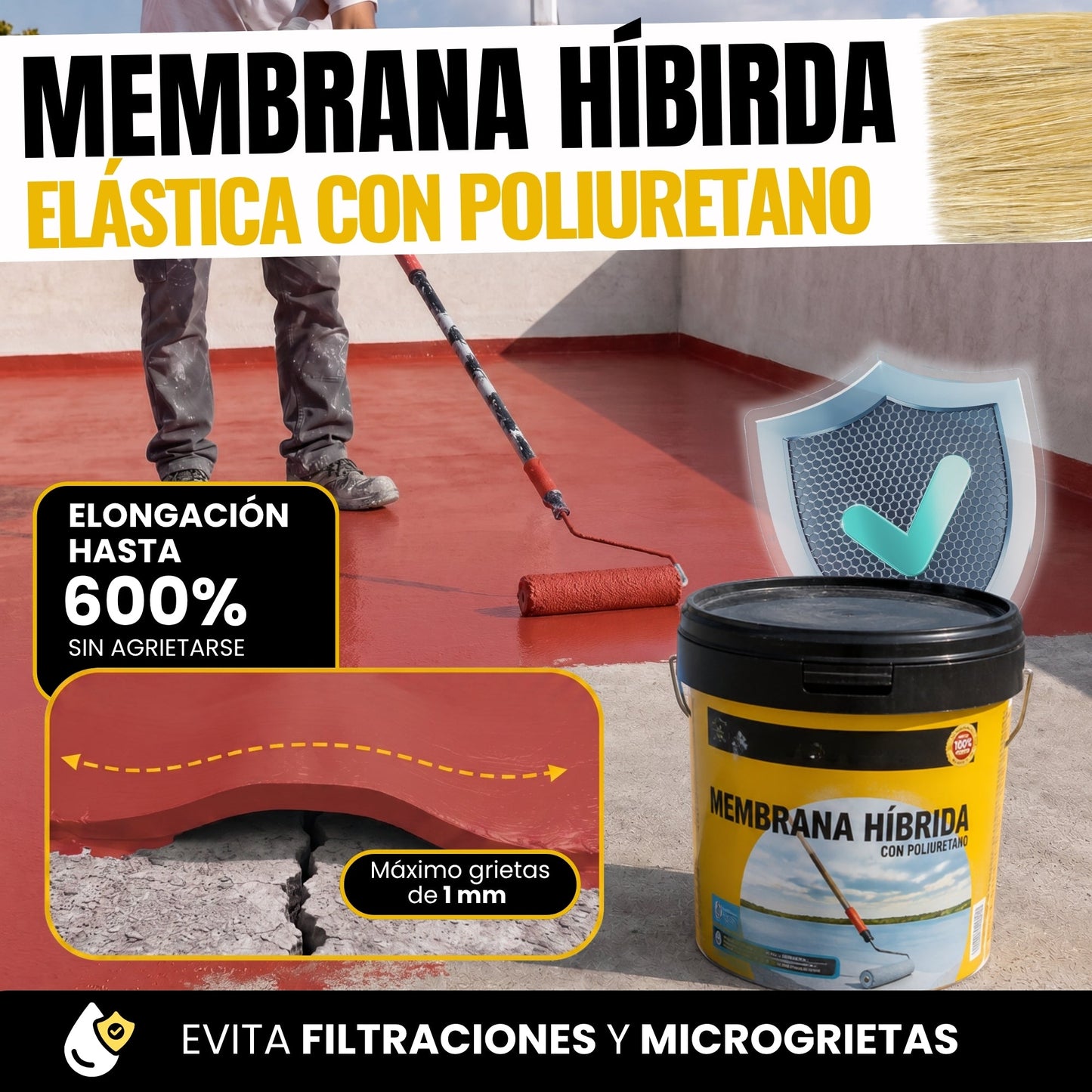 Impermeabilizante Membrana Híbrida de Poliuretano