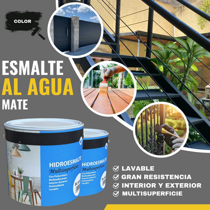 Hidroesmalte al Agua Mate