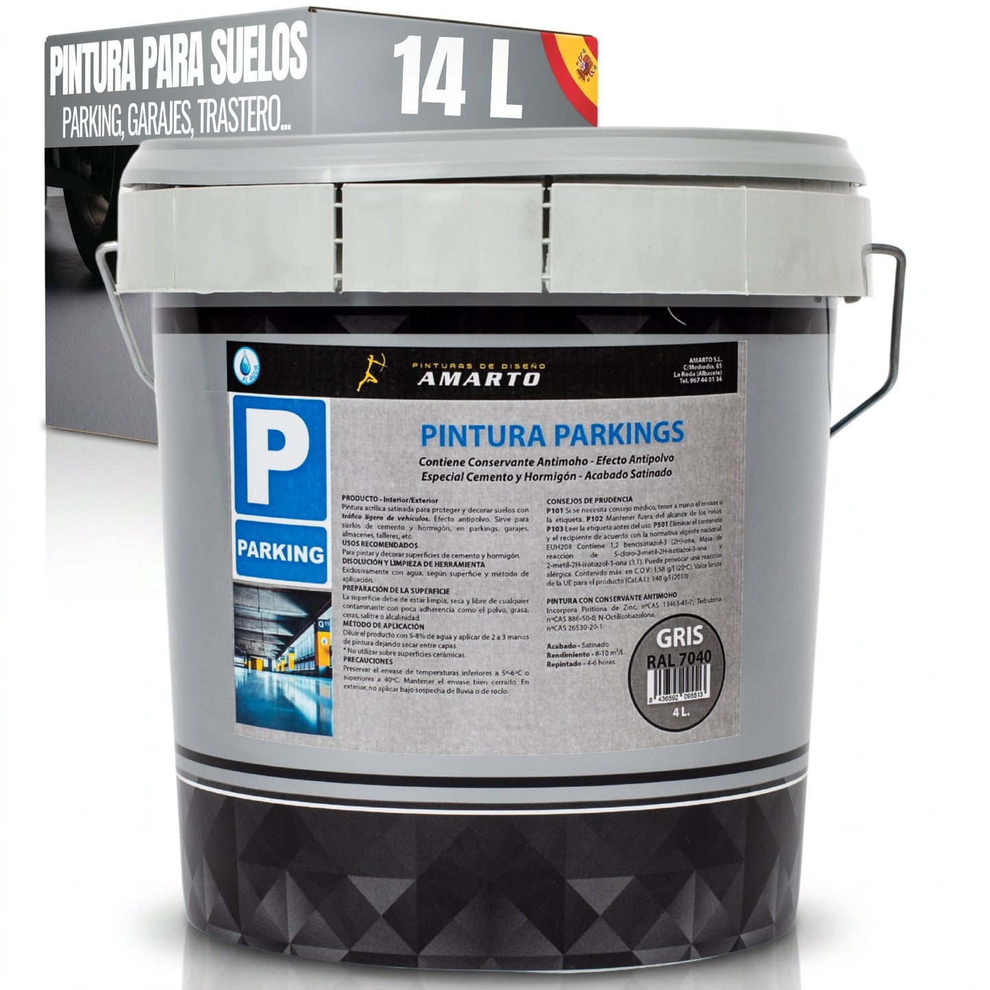 Pintura para Parking Gris
