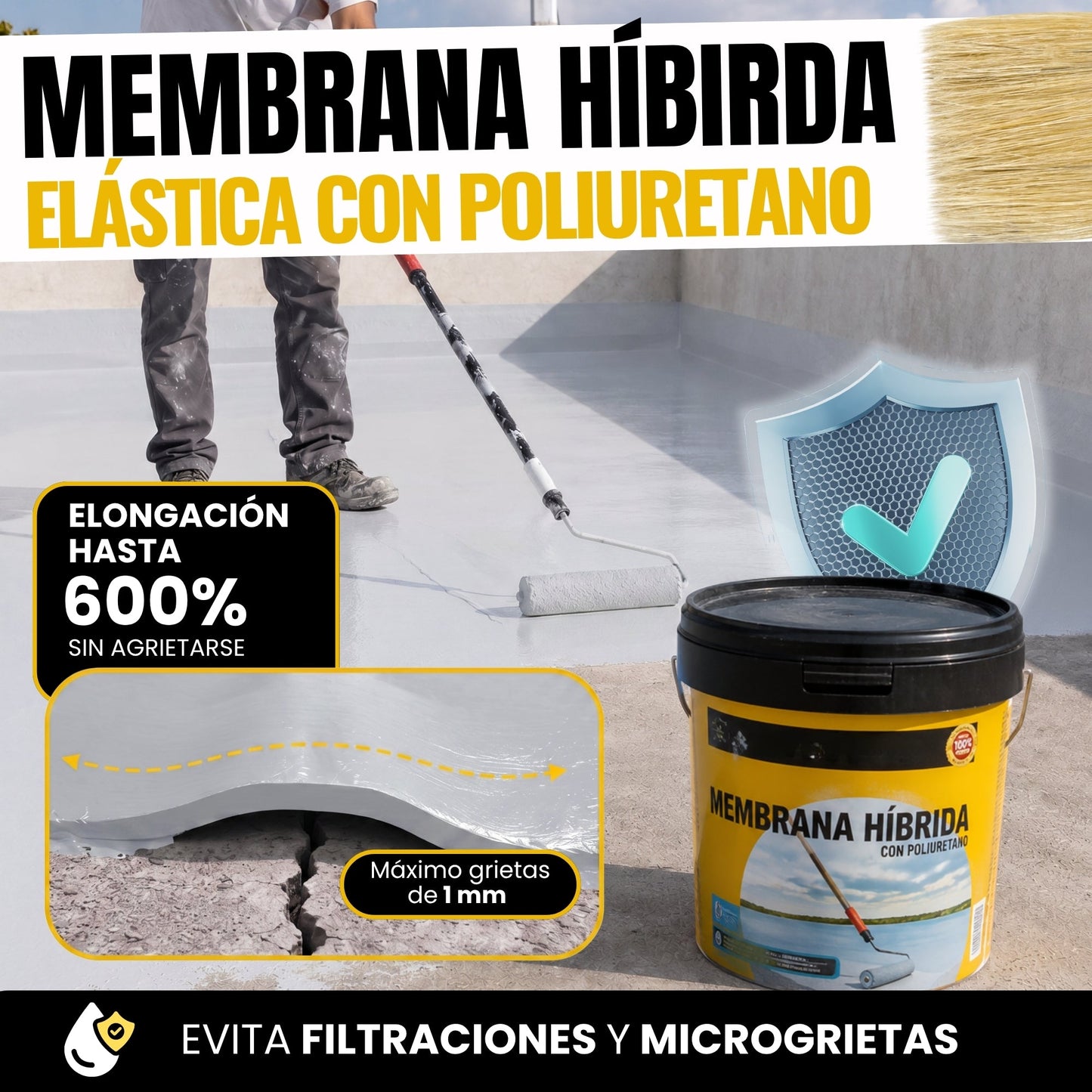 Impermeabilizante Membrana Híbrida de Poliuretano
