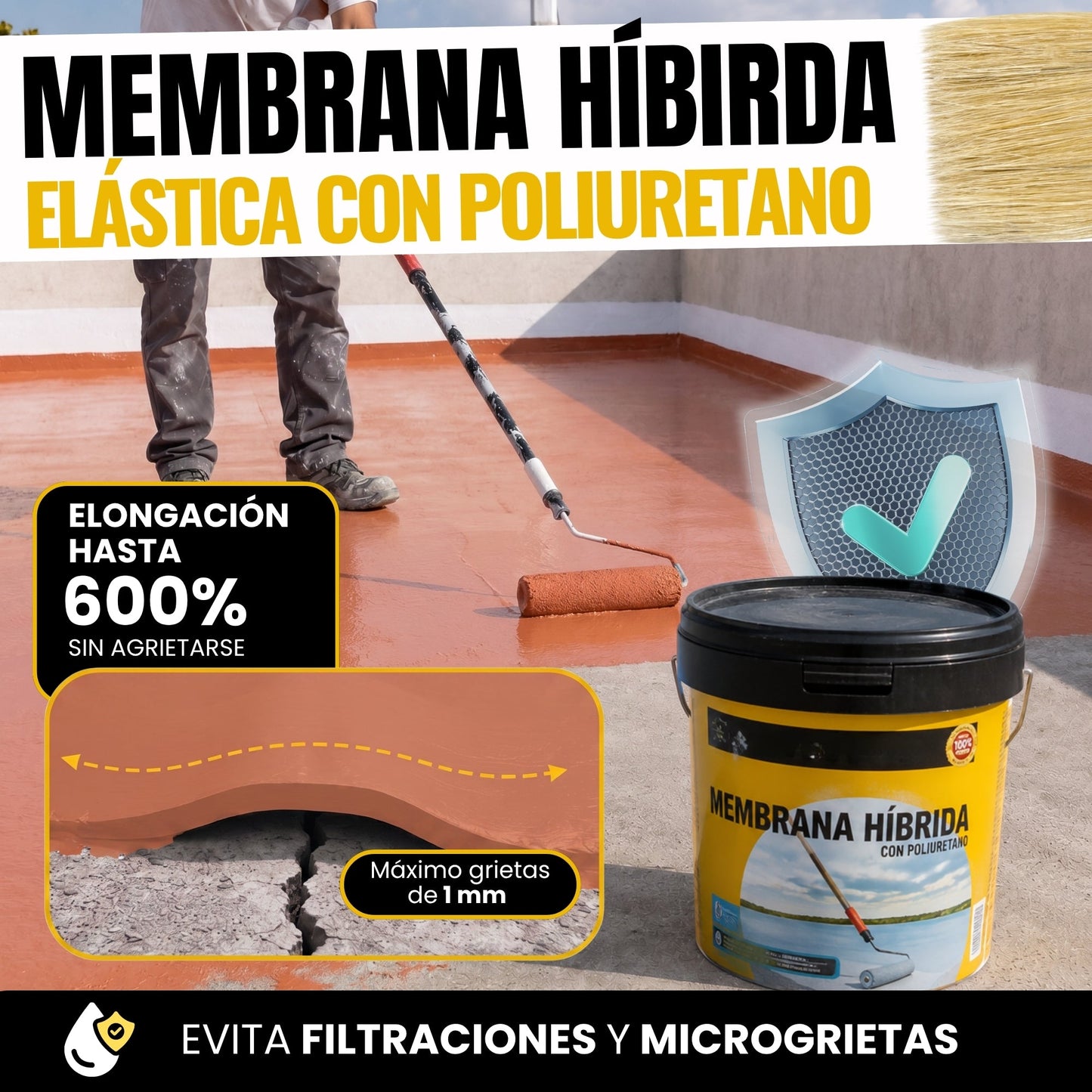Impermeabilizante Membrana Híbrida de Poliuretano