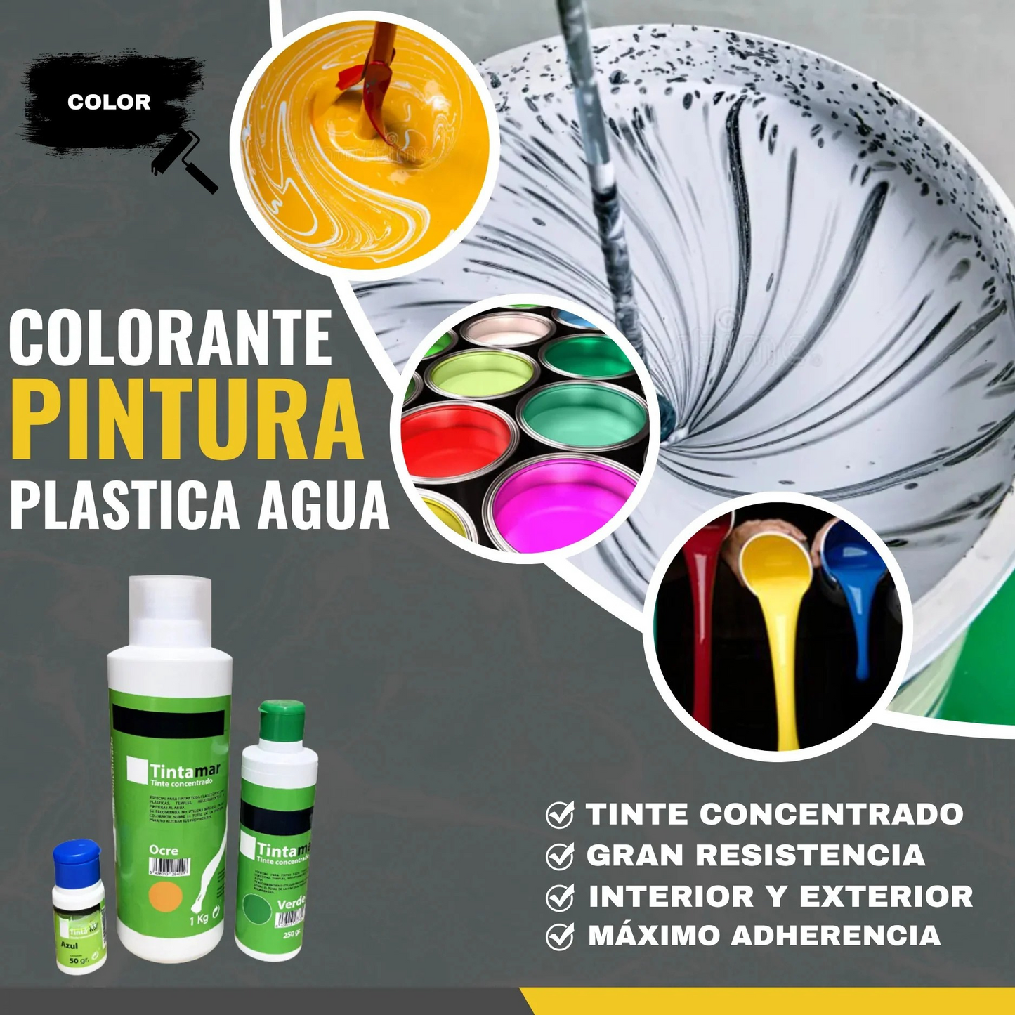 Colorante Universal al Agua
