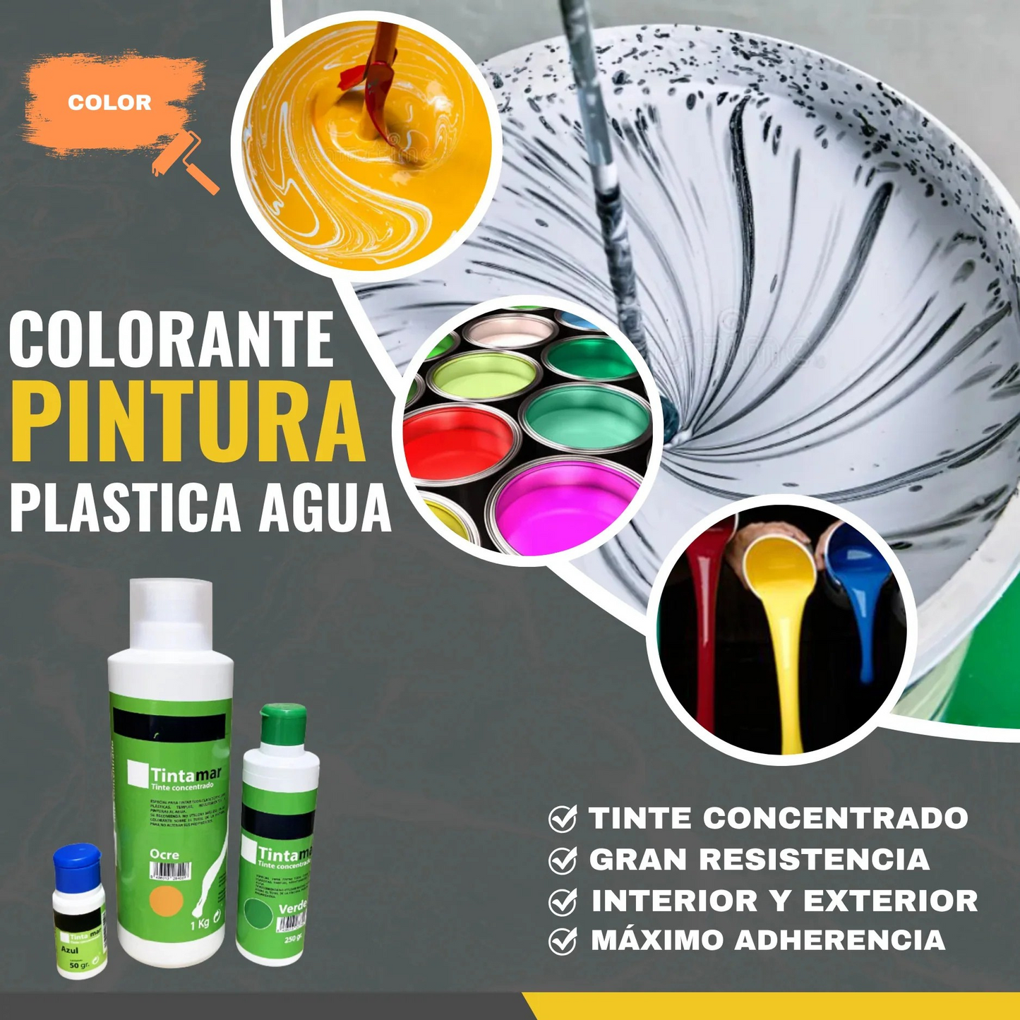 Colorante Universal al Agua