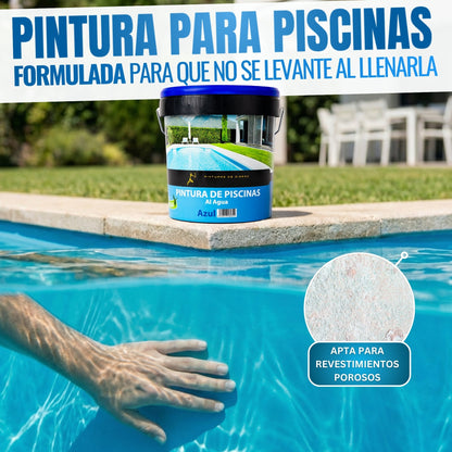 Pintura para Piscinas y Bordes Antialgas