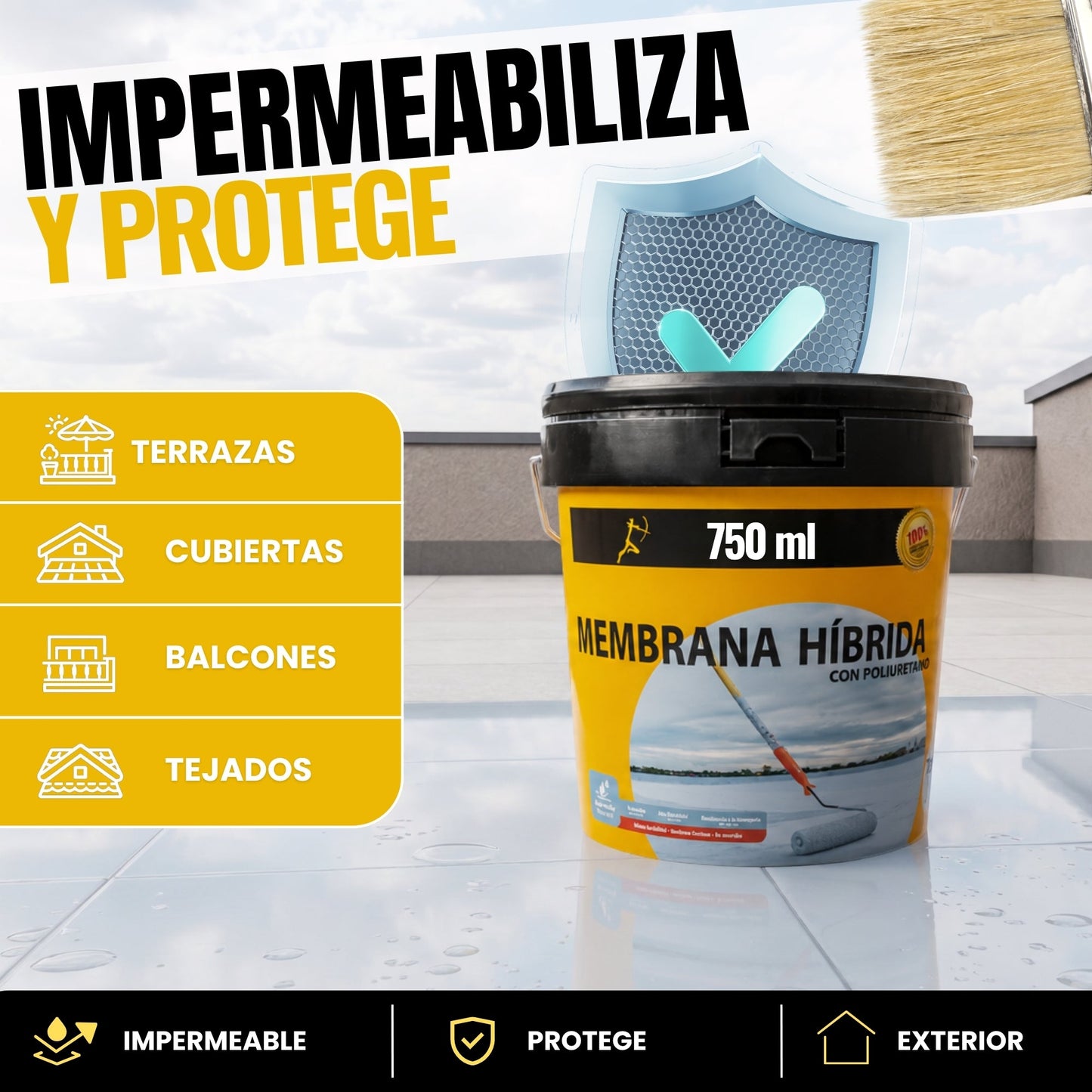 Impermeabilizante Membrana Híbrida de Poliuretano