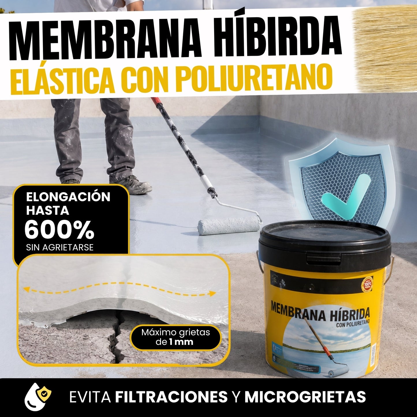 Impermeabilizante Membrana Híbrida de Poliuretano
