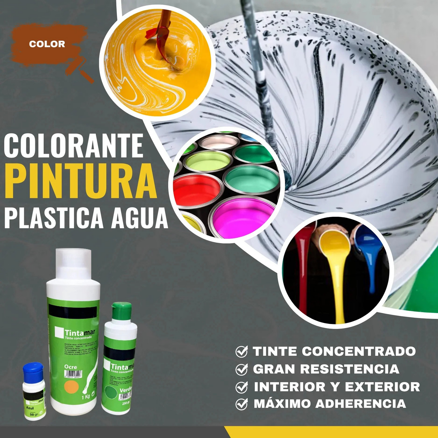 Colorante Universal al Agua