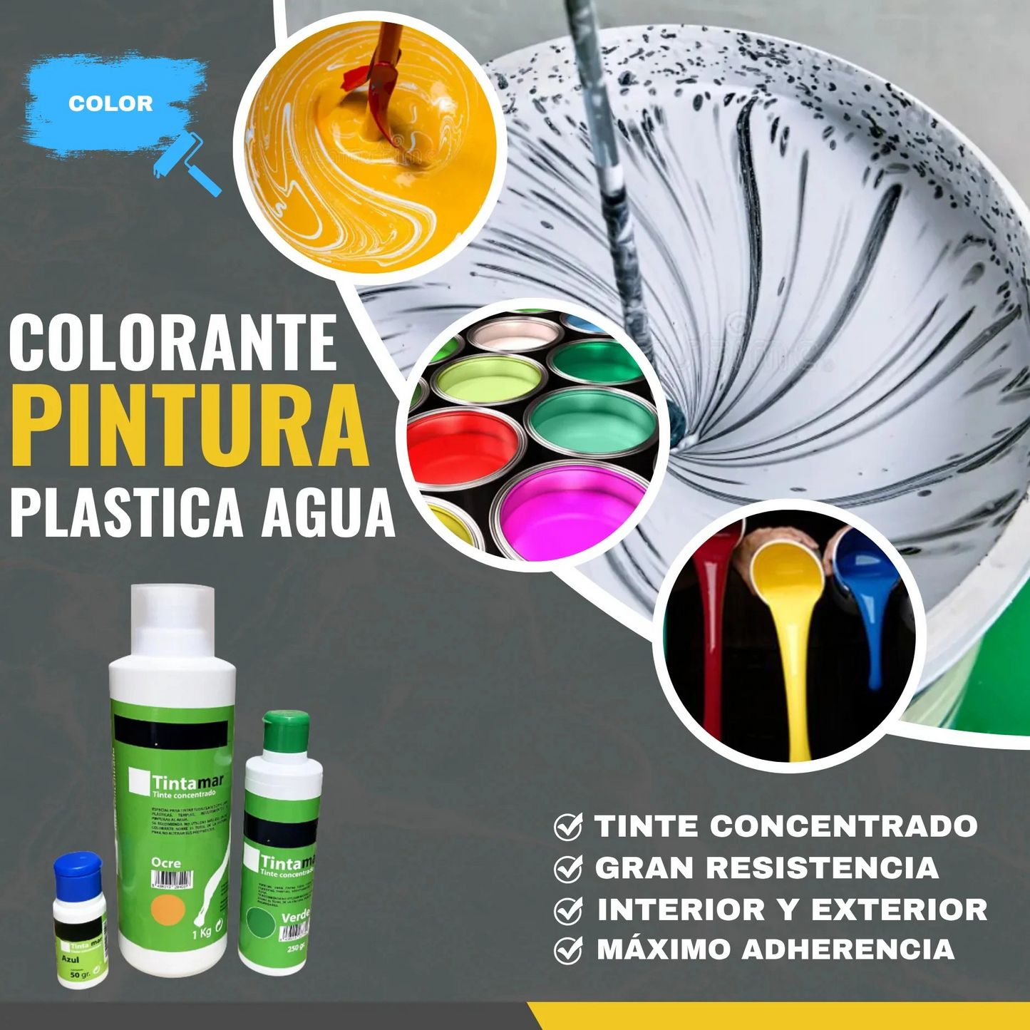 Colorante Universal al Agua