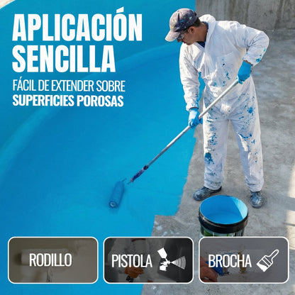 Pintura para Piscinas y Bordes Antialgas