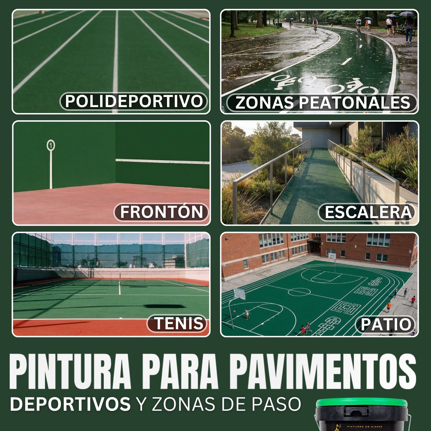 Pintura Deportiva para Pavimentos