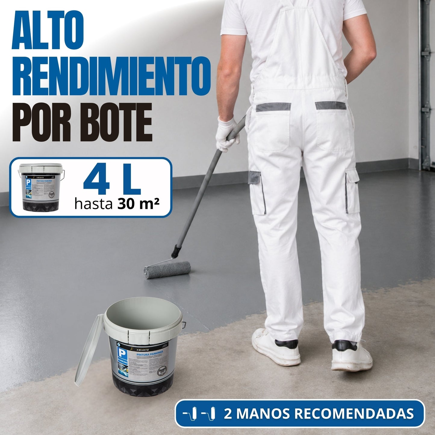 Pintura para Parking Gris