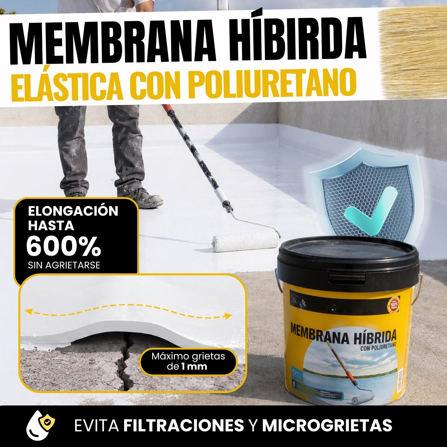 Impermeabilizante Membrana Híbrida de Poliuretano