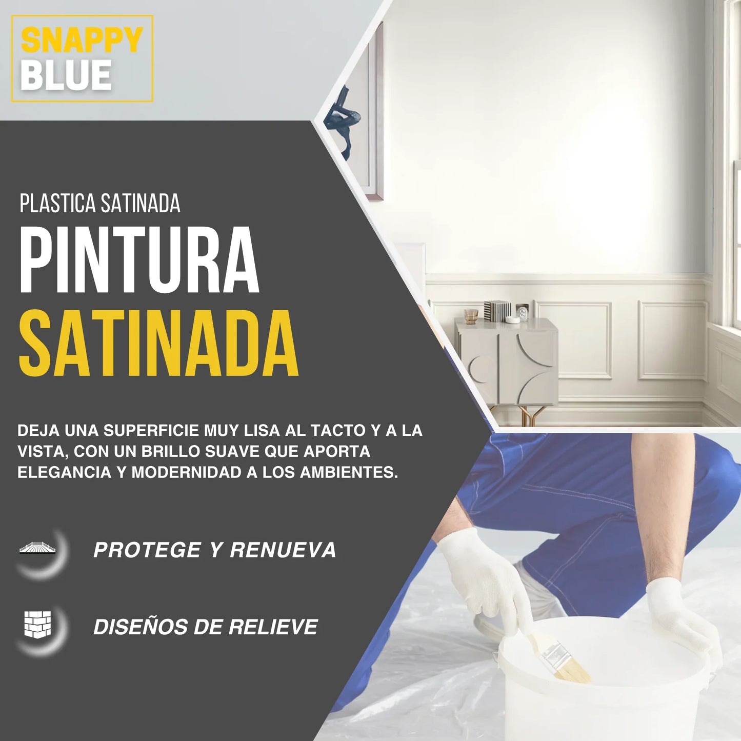 Pintura Plástica Satinada