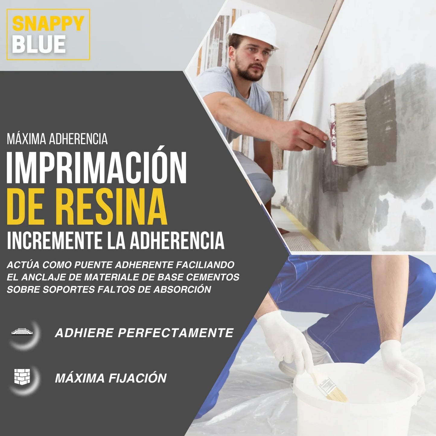 IMPRIMACIÓN DE ANCLAJE RESINA LÍQUIDA | Snappyblue®