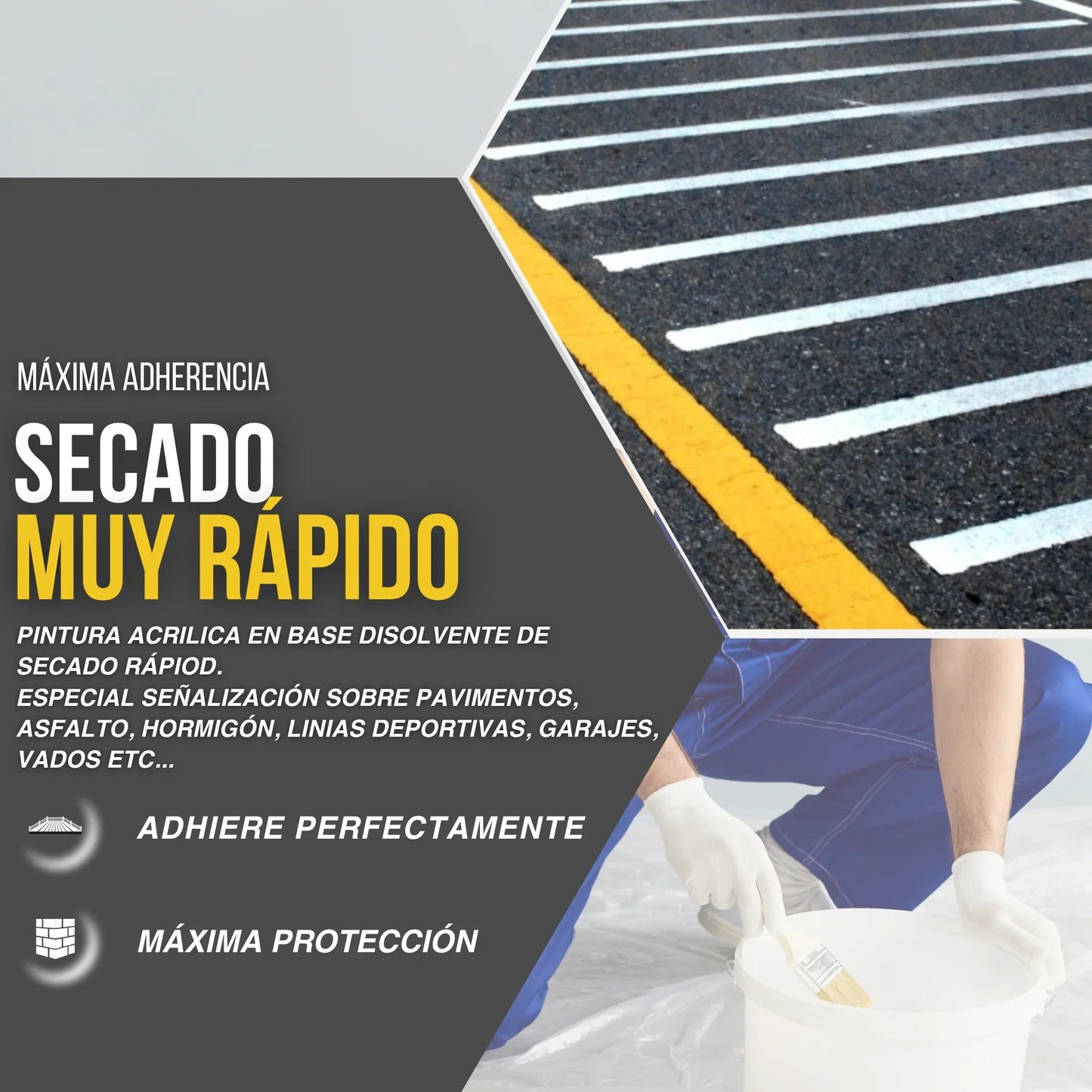 Pintura Vial para Pavimentos y Señalización