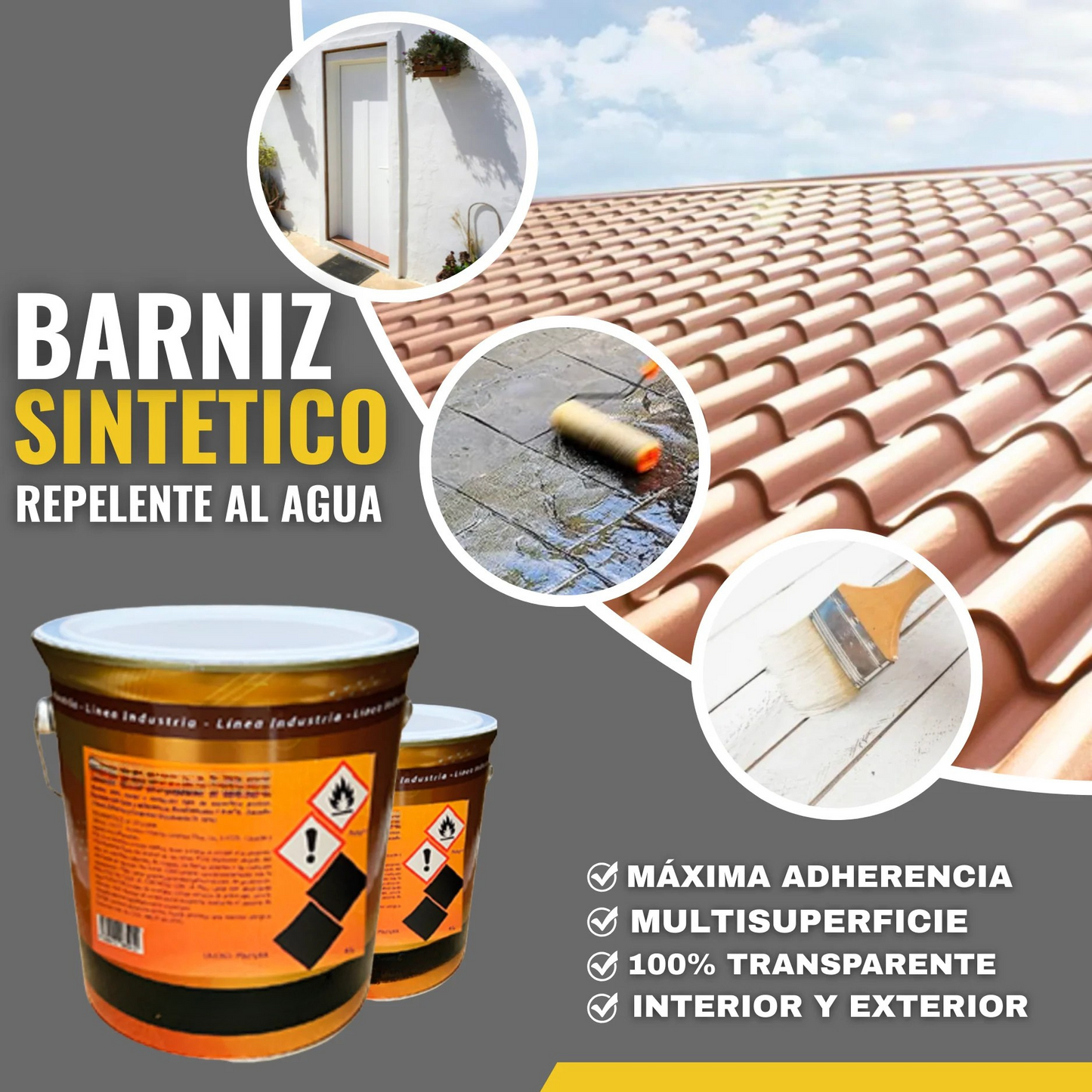 Barniz Sintético Penetrante para Fachadas y Suelos