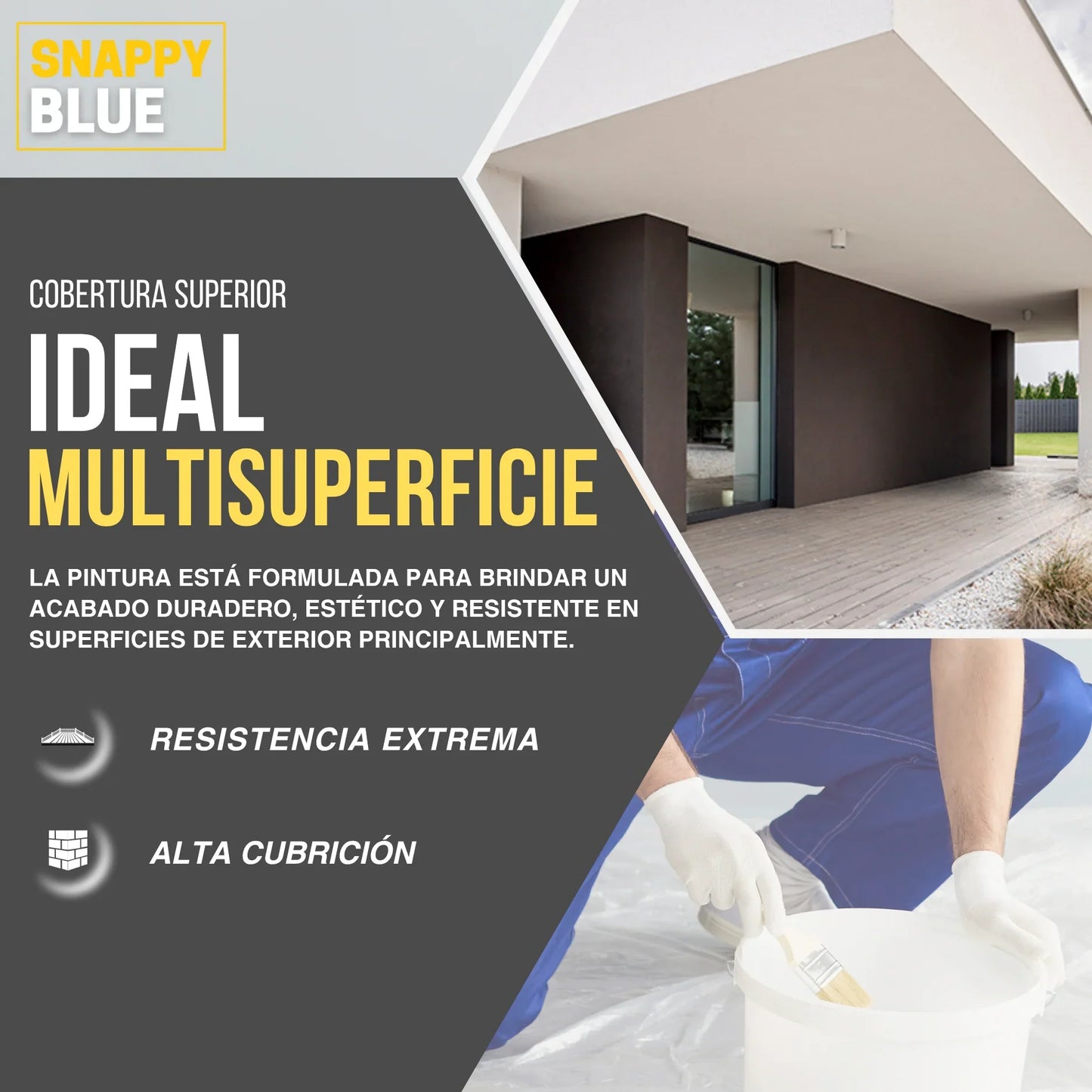REVESTIMIENTO LISO ACRILICO MATE EXTERIOR | Snappyblue®