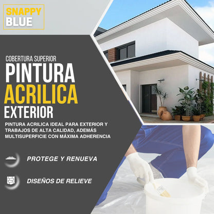 REVESTIMIENTO LISO ACRILICO MATE EXTERIOR | Snappyblue®