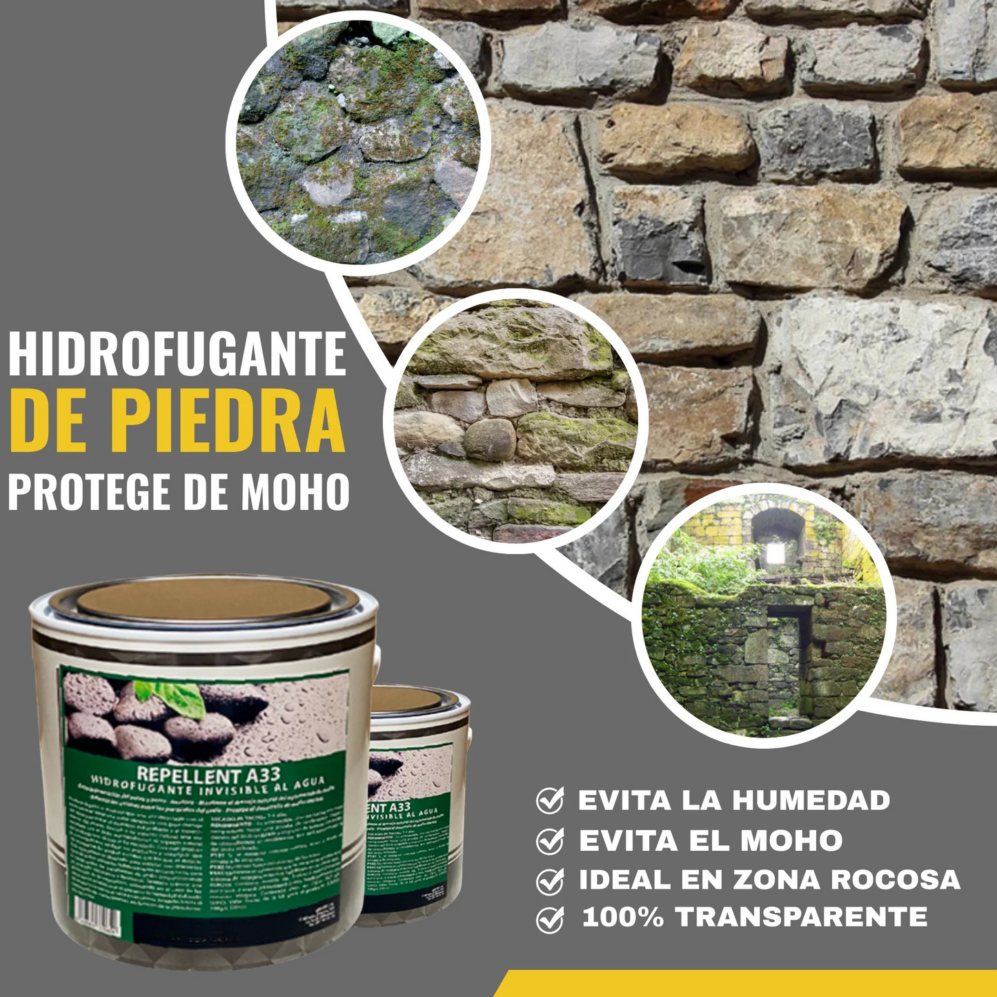 Hidrofugante Antimoho Invisible al Agua