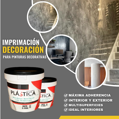 Imprimación de Fondo para Decoración Interior