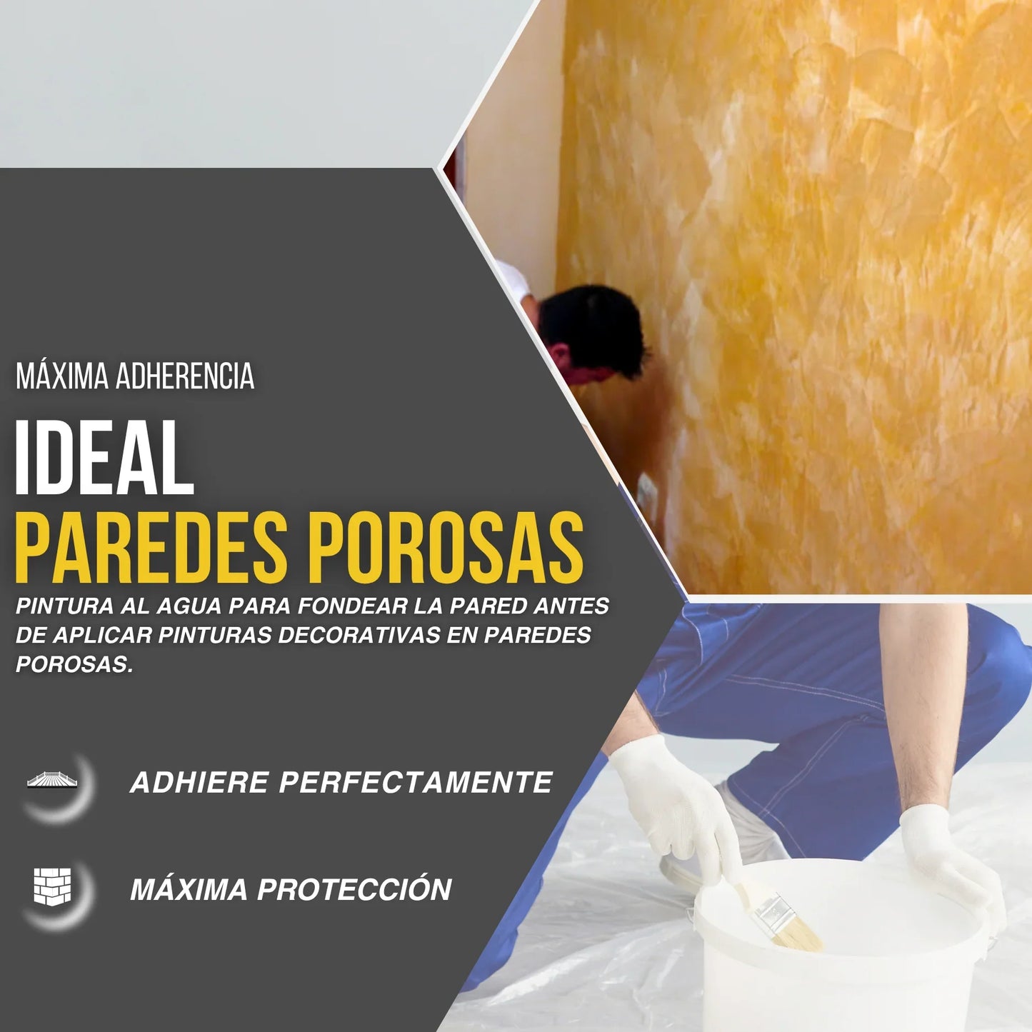 Imprimación de Fondo para Decoración Interior