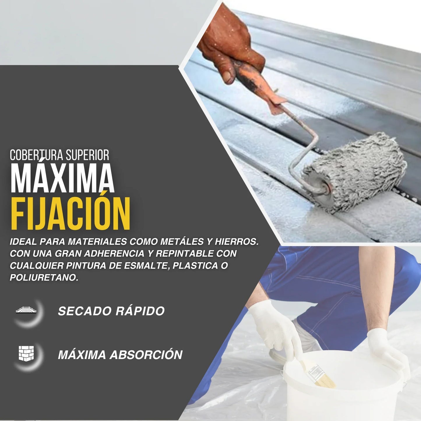 Imprimación para Hierro y Metales Blanca