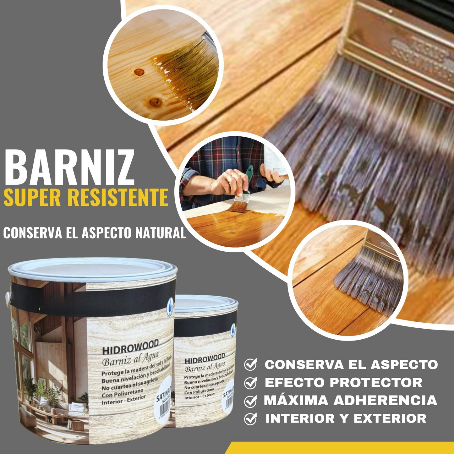 Barniz al Agua Hidrowood