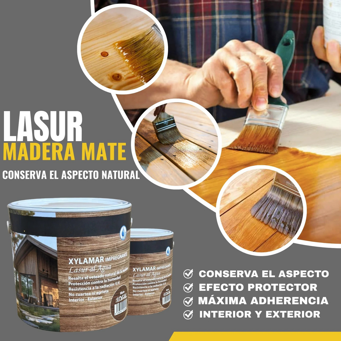 Lasur al Agua Xylamar de Acabado