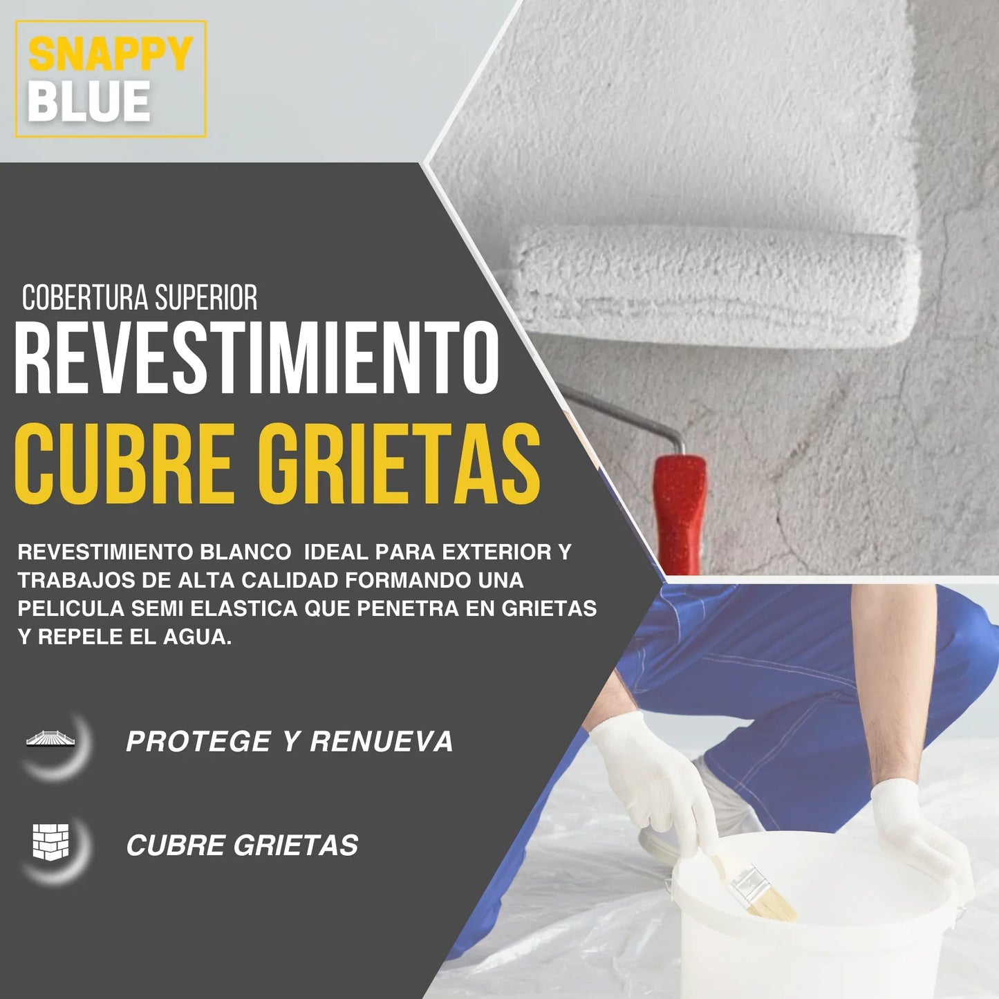 Revestimiento Liso Antifisuras para Fachadas