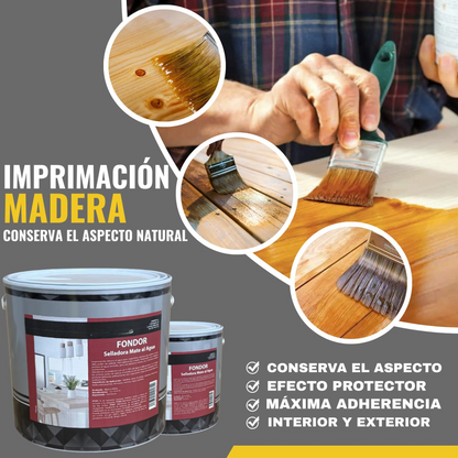 Sellador Blanco Mate al Agua para Maderas