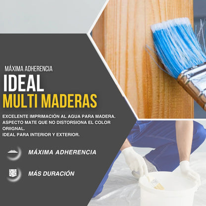 Sellador Blanco Mate al Agua para Maderas