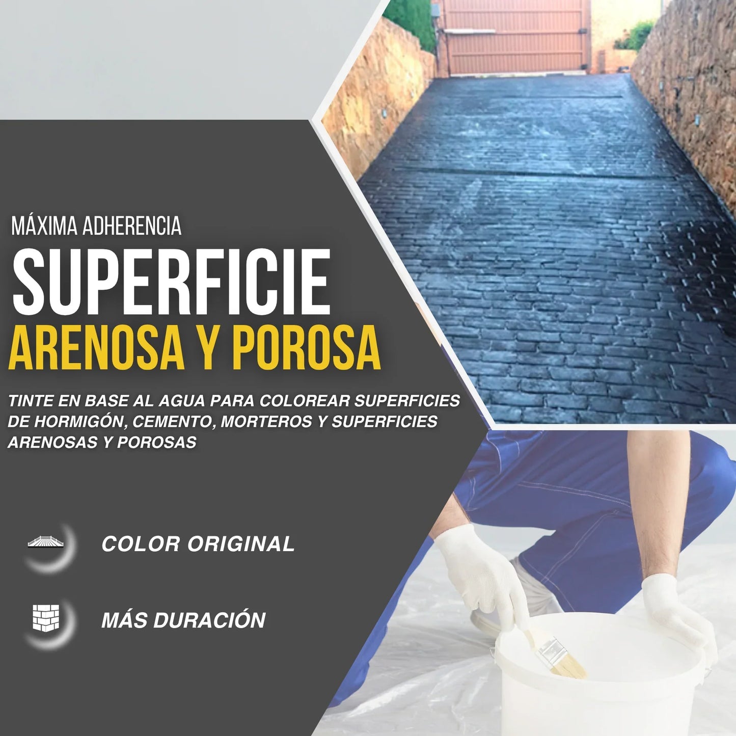 Tinta para Mezcla de Hormigón