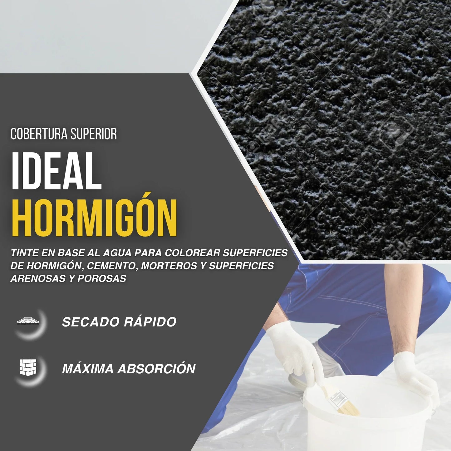 Tinta para Mezcla de Hormigón