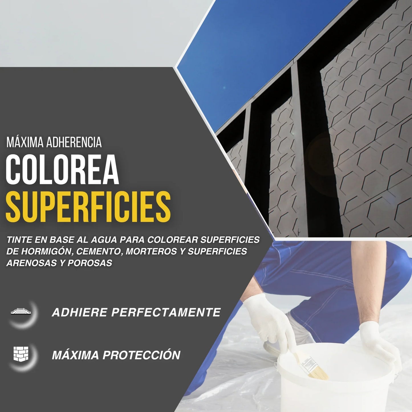 Tinta para Mezcla de Hormigón
