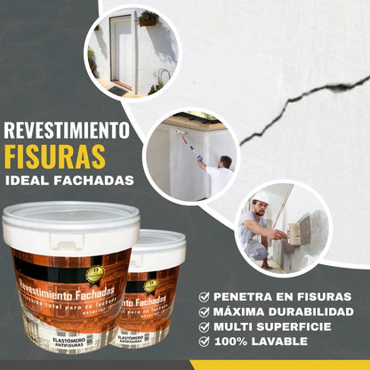 Revestimiento Liso Antifisuras para Fachadas