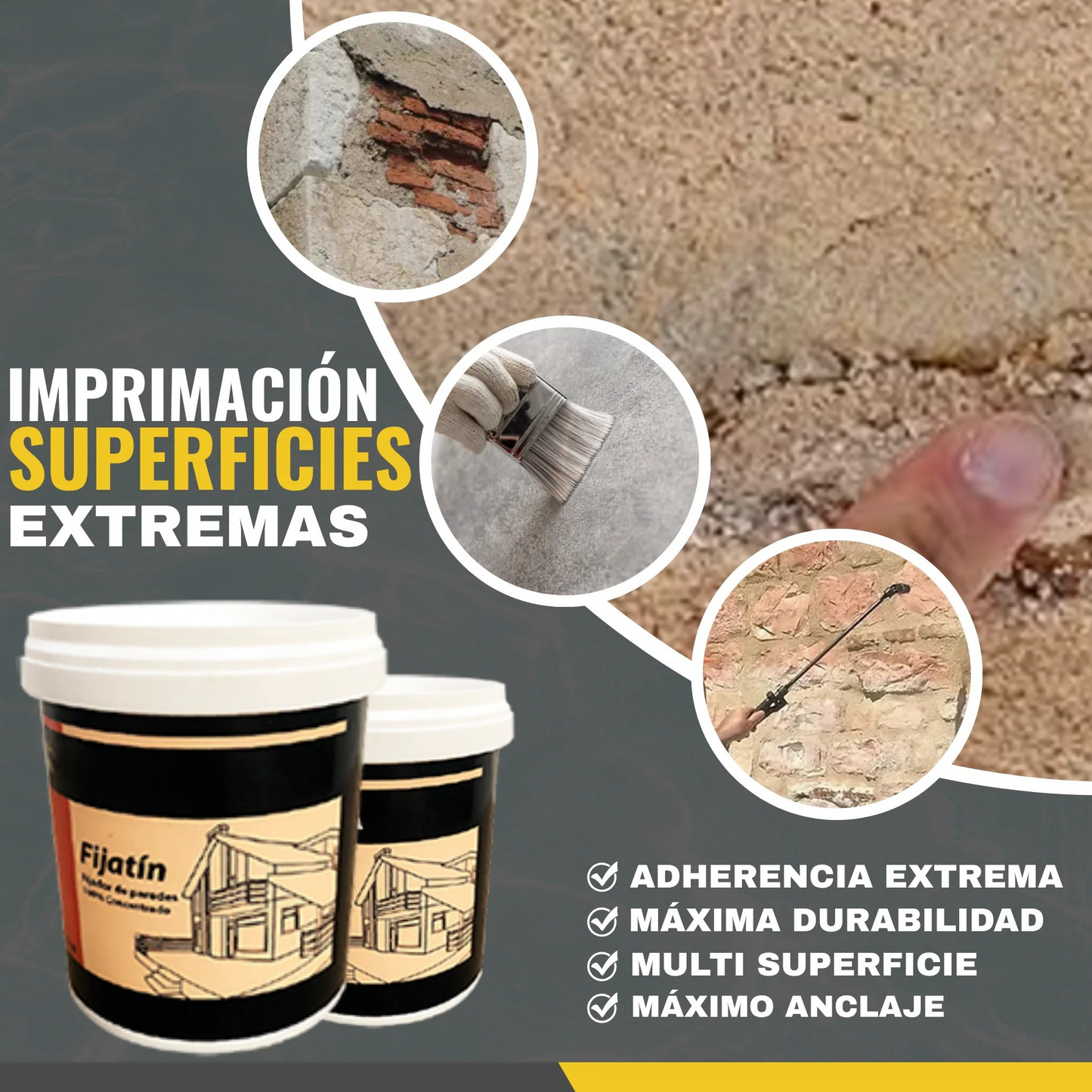 Fijador de Superficies y Grava Fijatín