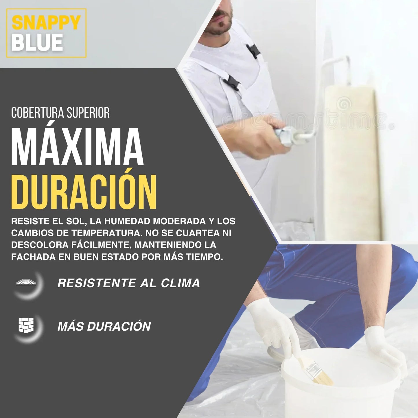 Pintura Plástica Mate Exterior