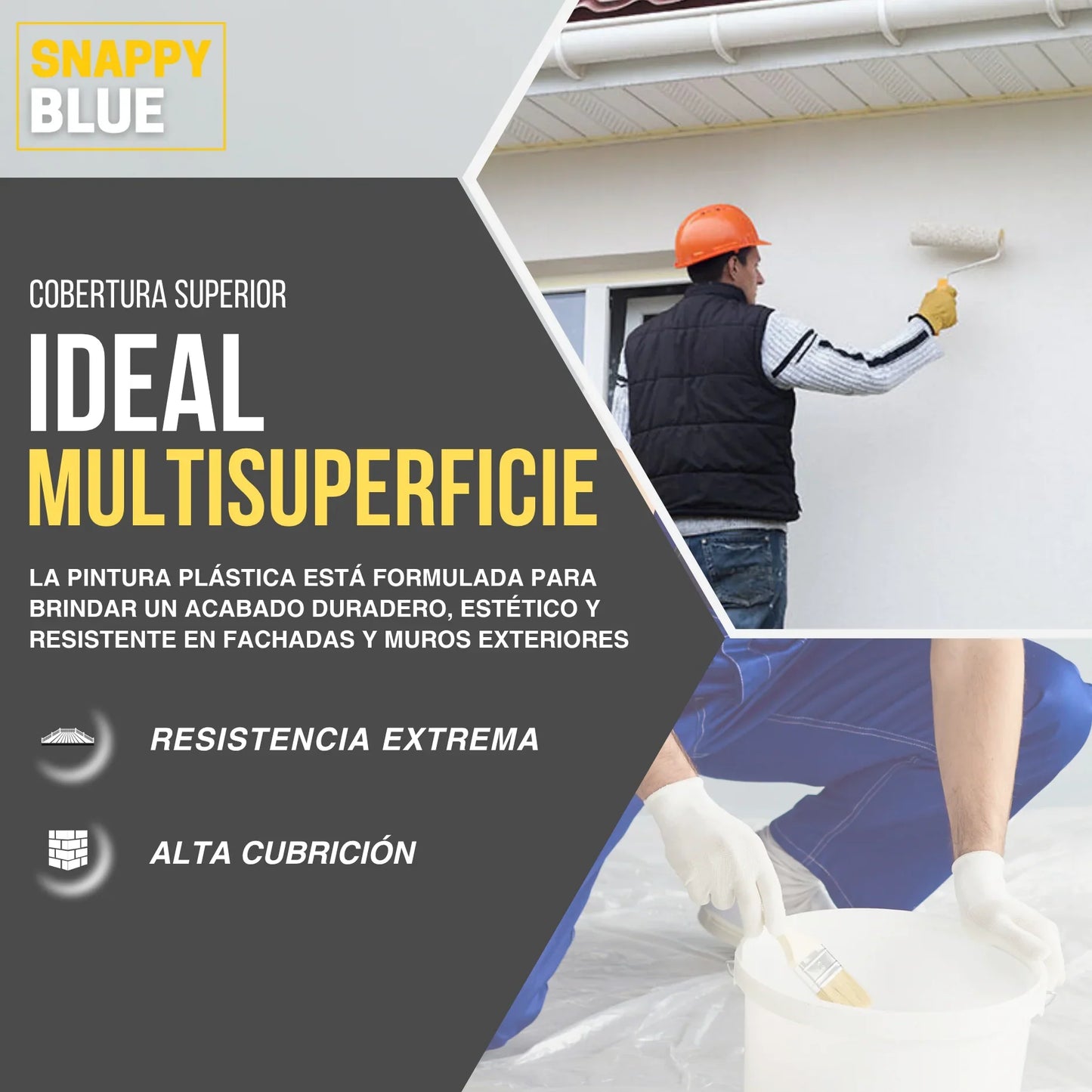 Pintura Plástica Mate Exterior