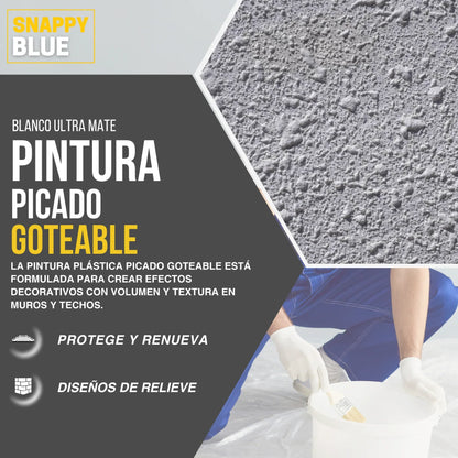 Pintura Plástica Efecto Goteable (Picado)
