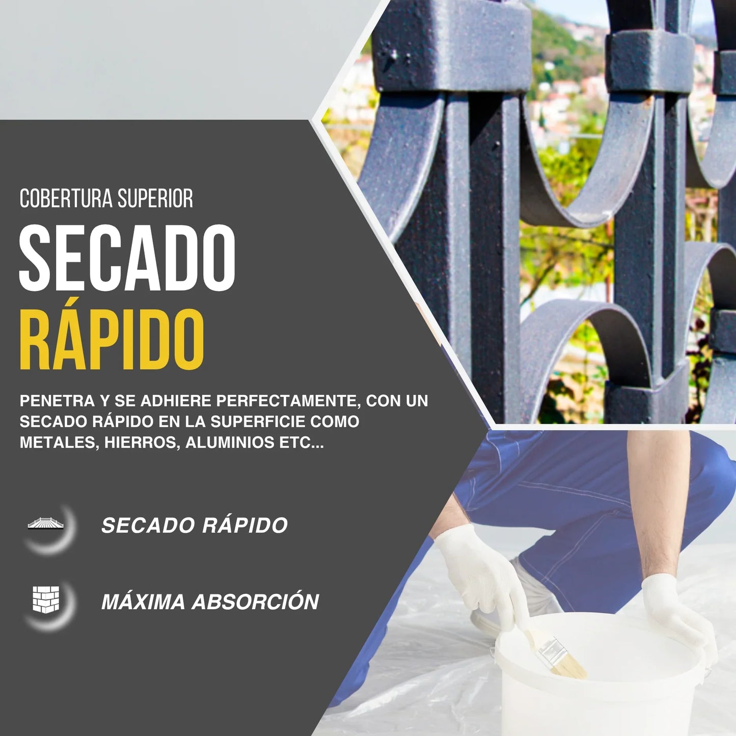 Imprimación con Resina Epoxi Blanca Multisuperficies
